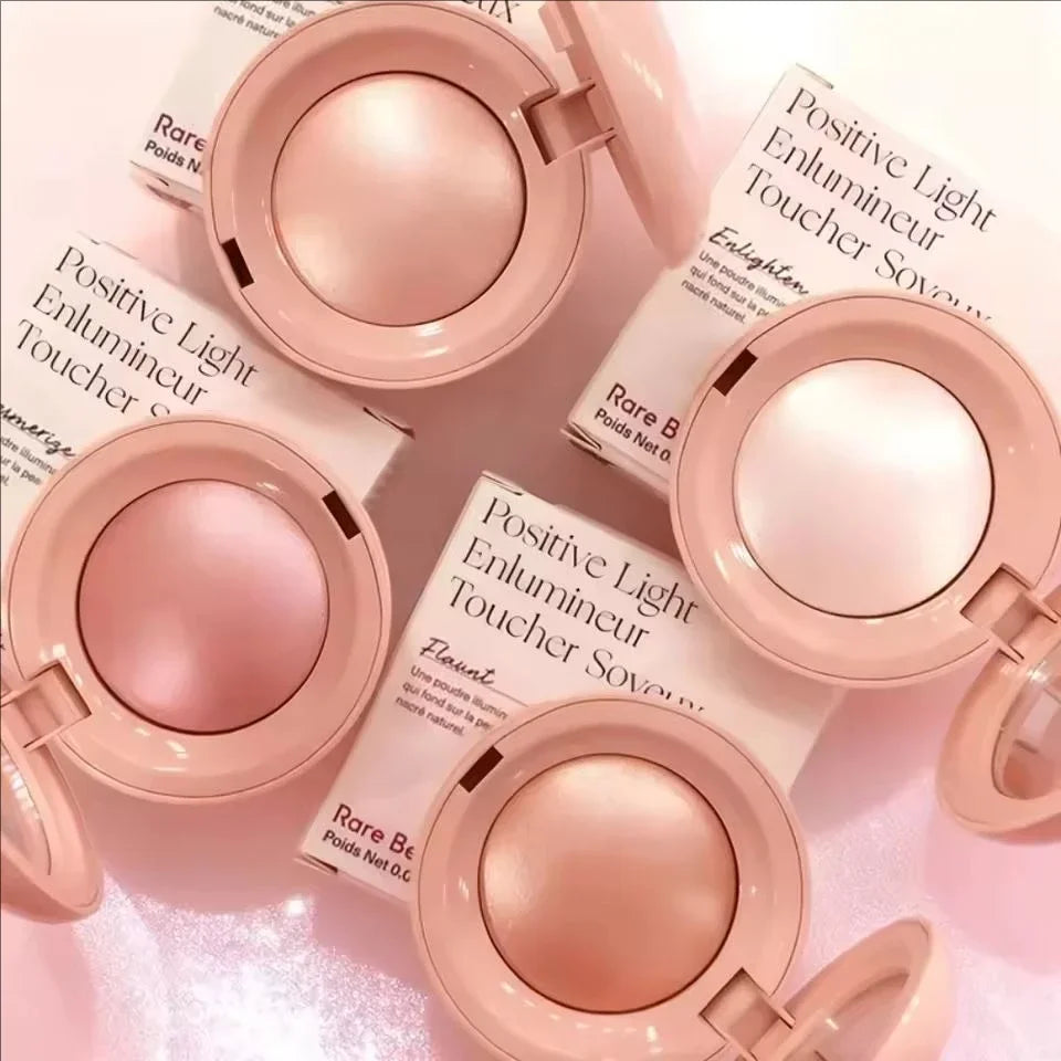 Rare Beauty Light Silky Touch Highlighter Soft Pinch Liquid Blusher Positive Light Lqiuid Luminizer Lasting Oil Control Makeup