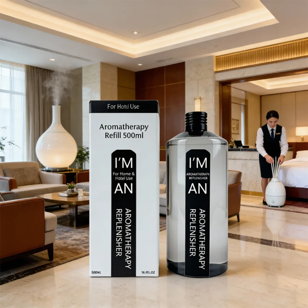 500ML Marriott Hilton Ritz Carlton Fragranc Oil Fireless Aromatherap Replenisher Fluid for Home Hotel Diffuser Essential Oil New