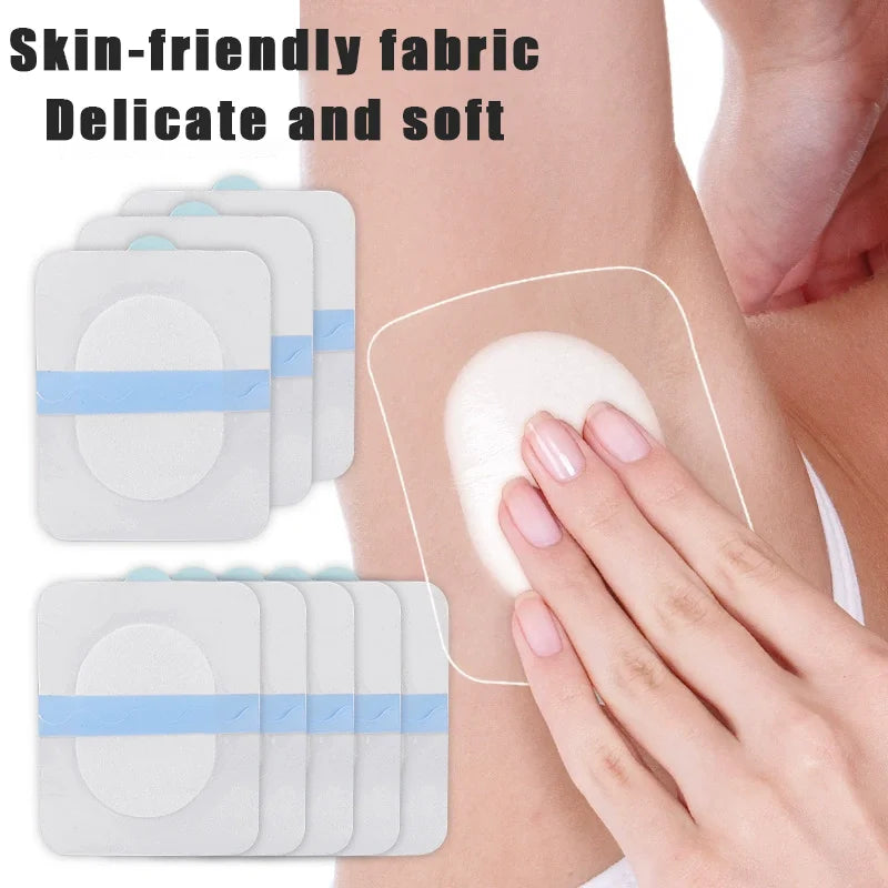 10/20Pcs Thin Summer Sweat-Absorbing Patch Disposable Absorbing Underarm Armpit Sweat Pads Anti Perspiration Shield Pad Unisex