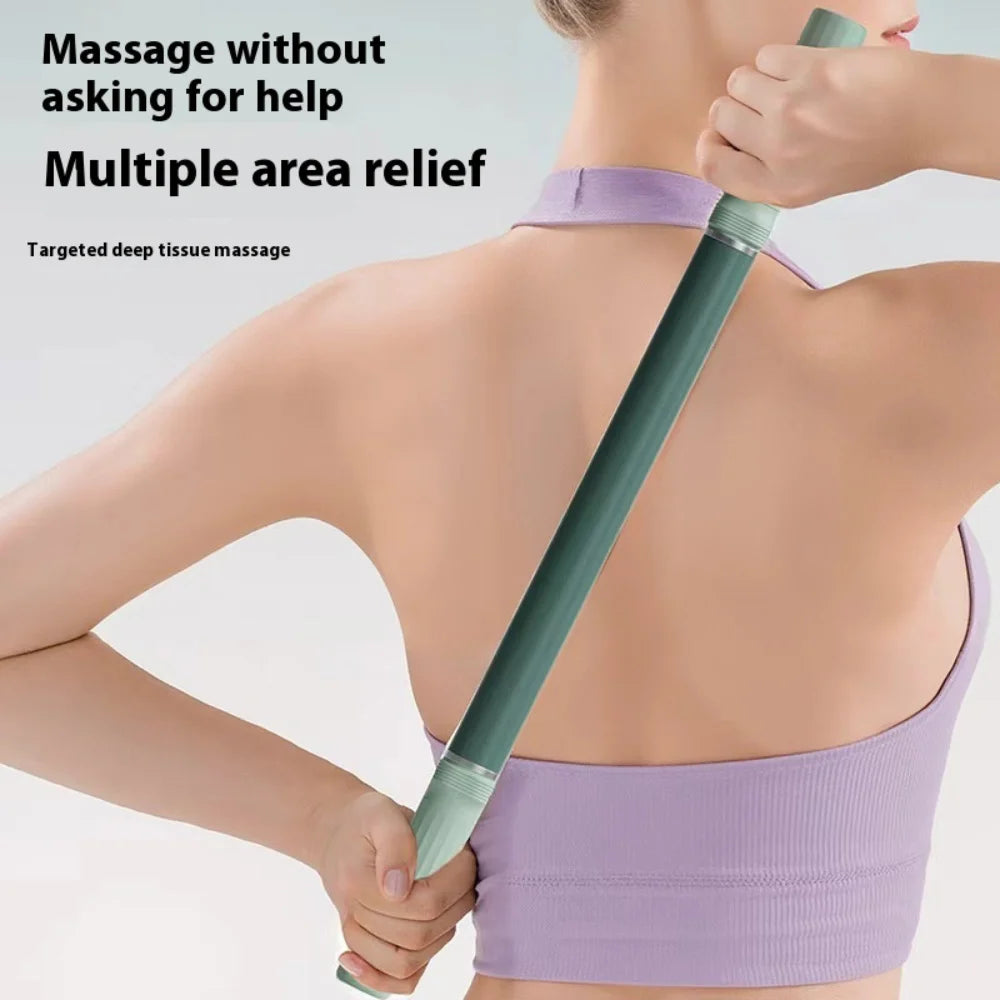 요가 근막 스틱 Yoga Fascia Stick 57cm Extended Muscle Relaxation Massage Roller Yoga Massage Stick for Leg Stretching and Release Fitn