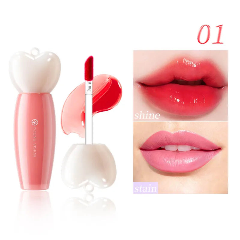 Lip Dye Liquid Lip Glaze Cute Waterproof Non-Stick Liquid Lipstick 6 Colors Available