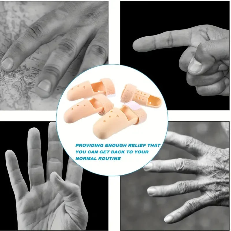 1pc Plastic Finger Splint For Trigger Finger, Thumb Splint Support Brace For Straightening & Injury Protection, Order A Size Up