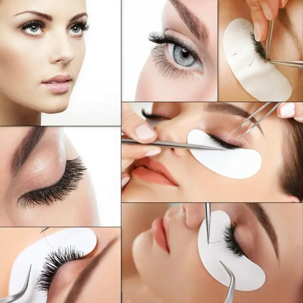 50pairs eye patches eyelash extension under eyelashes fake lashes stickers lash extension supplies patches for building eyelid