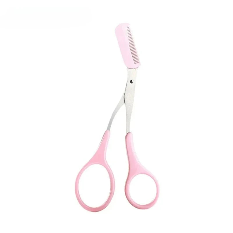 1/3PCS Eyebrow Trimmer Makeup Tools Stainless Steel Eyebrow Scissors with Comb Hair Removal  Eyebrows Shaping Makeup Tools