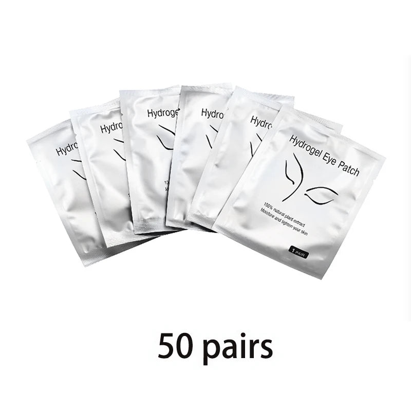 20/50/100pcs Eye Patches Eyelash Extension Under Eye Pads Makeup Eyelash Patches Tip Stickers Pads For Eyelash Extension Makeup