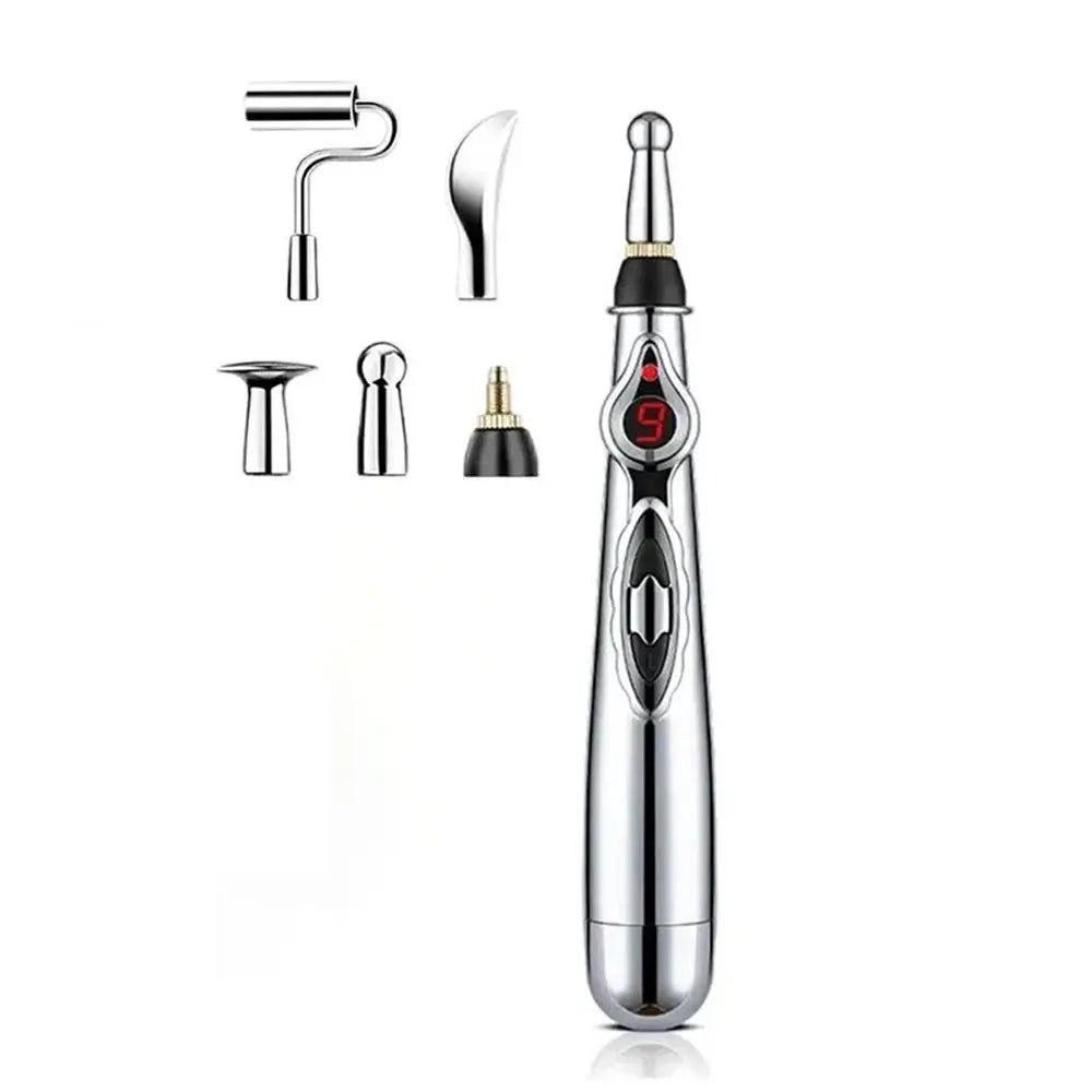 2/3/5 Heads Electronic Acupuncture Pen Safe Acupuncture Electric Massage Pen 9th Gear Meridian Energy Meridian Pen Neck