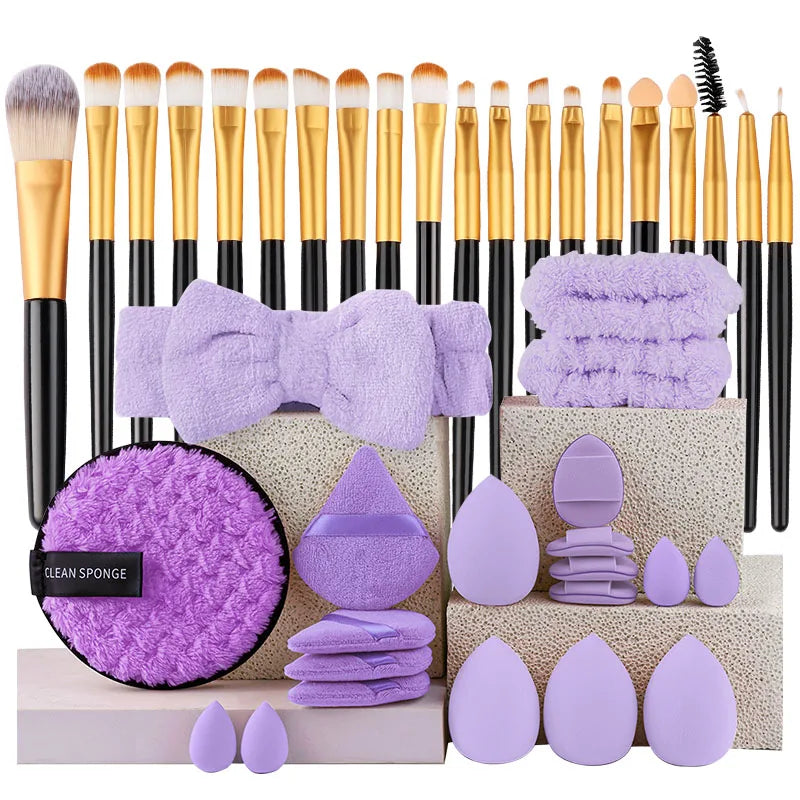 Makeup Brush Set 20Pcs Kit Soft Fluffy Eye Shadow Brushes Cosmetic Foundation Powder Highlighter Blending Beauty Tool Beginners