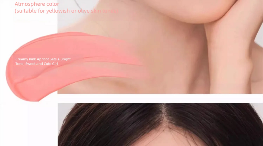 AZTK JC04 Water To Powder Liquid Blush Soft Matte Natural Flush Brightening Cheek Tint Lightweight Blendable Waterproof Makeup