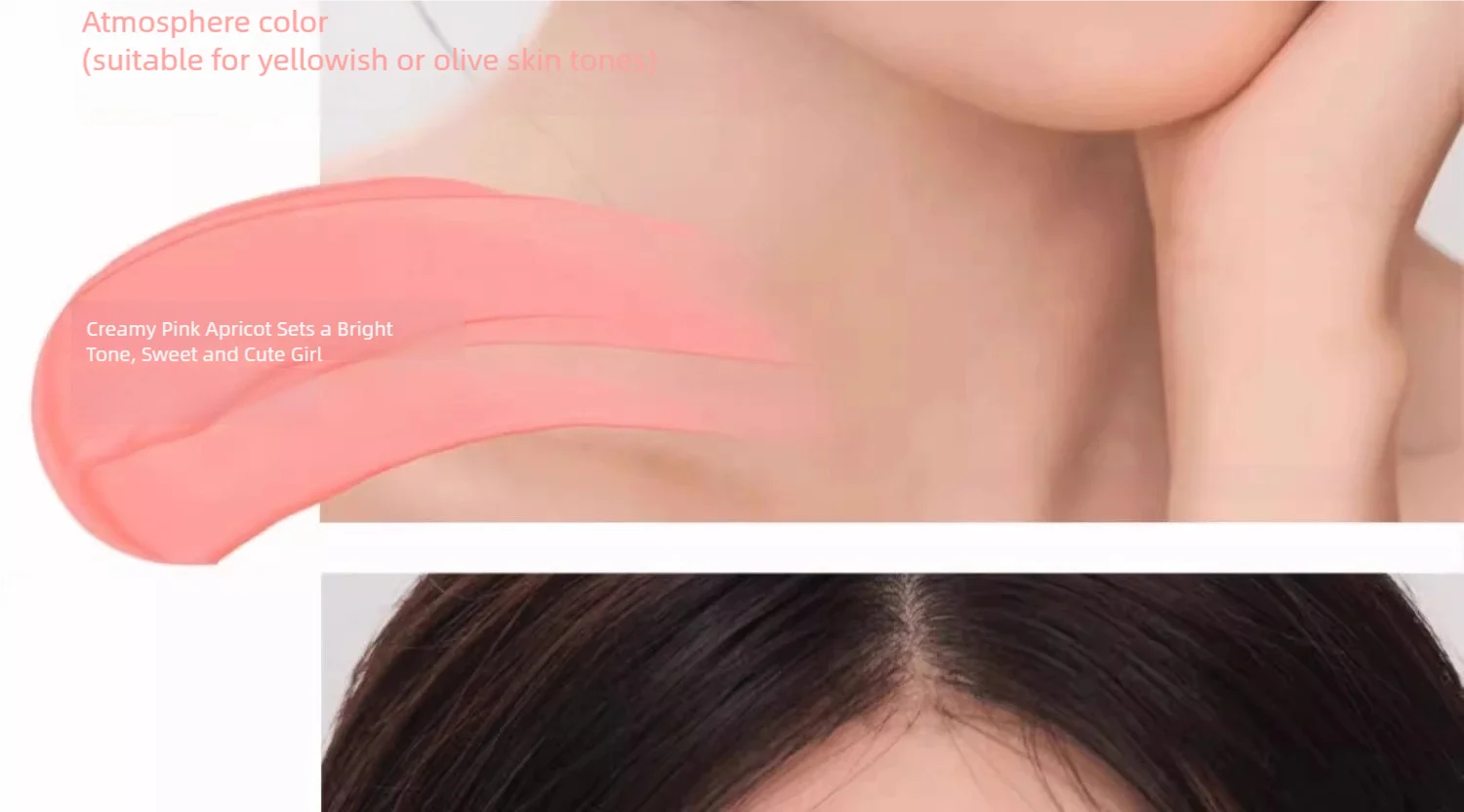 AZTK JC04 Water To Powder Liquid Blush Soft Matte Natural Flush Brightening Cheek Tint Lightweight Blendable Waterproof Makeup