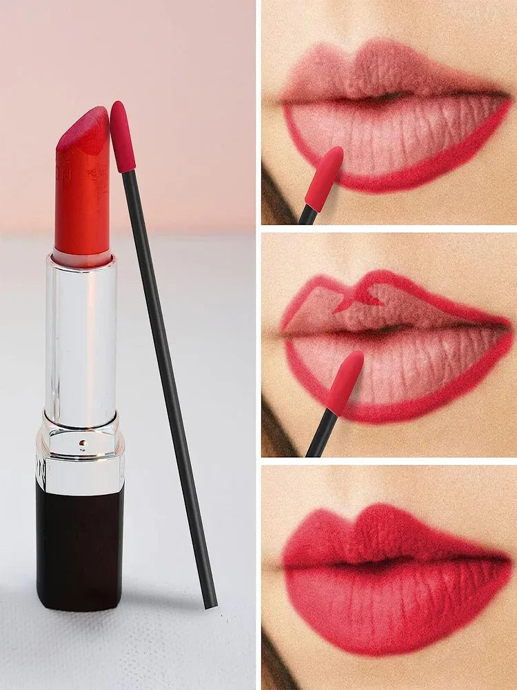 500PCS Disposable Lip Wands Lip Brush Applicators - For Lipstick Gloss - Professional Makeup Tools Wholesale Kit  makeup brushes