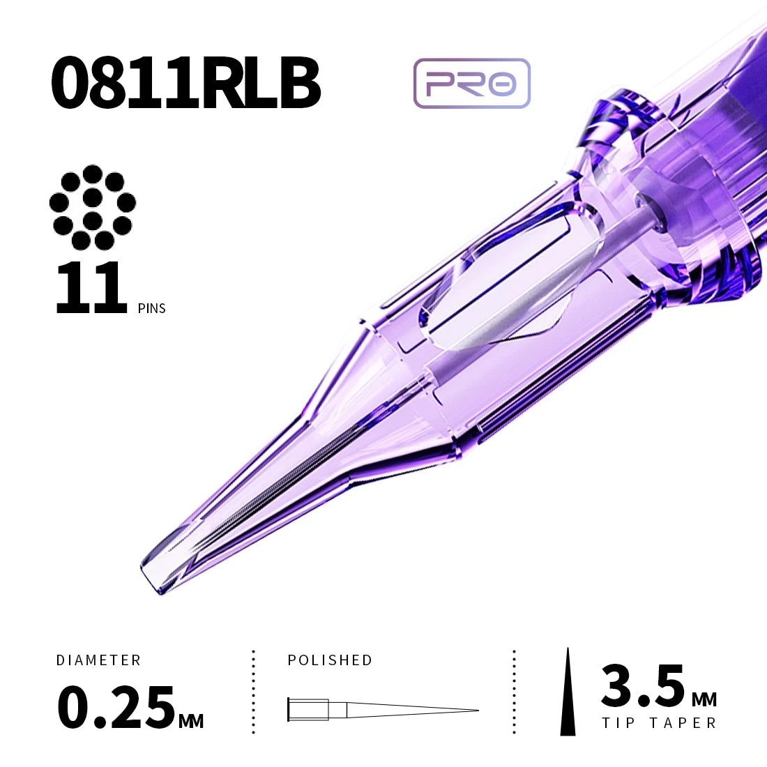 Mast Pro Tattoo Cartridge Needles PMU 1RL 3RL Precision for Tattoo Permanent Makeup Micropigmentation Eyelinver Lips Eyebrows