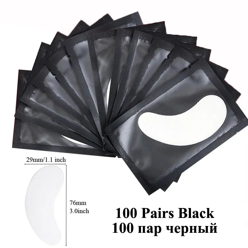 50pairs eye patches eyelash extension under eyelashes fake lashes stickers lash extension supplies patches for building eyelid
