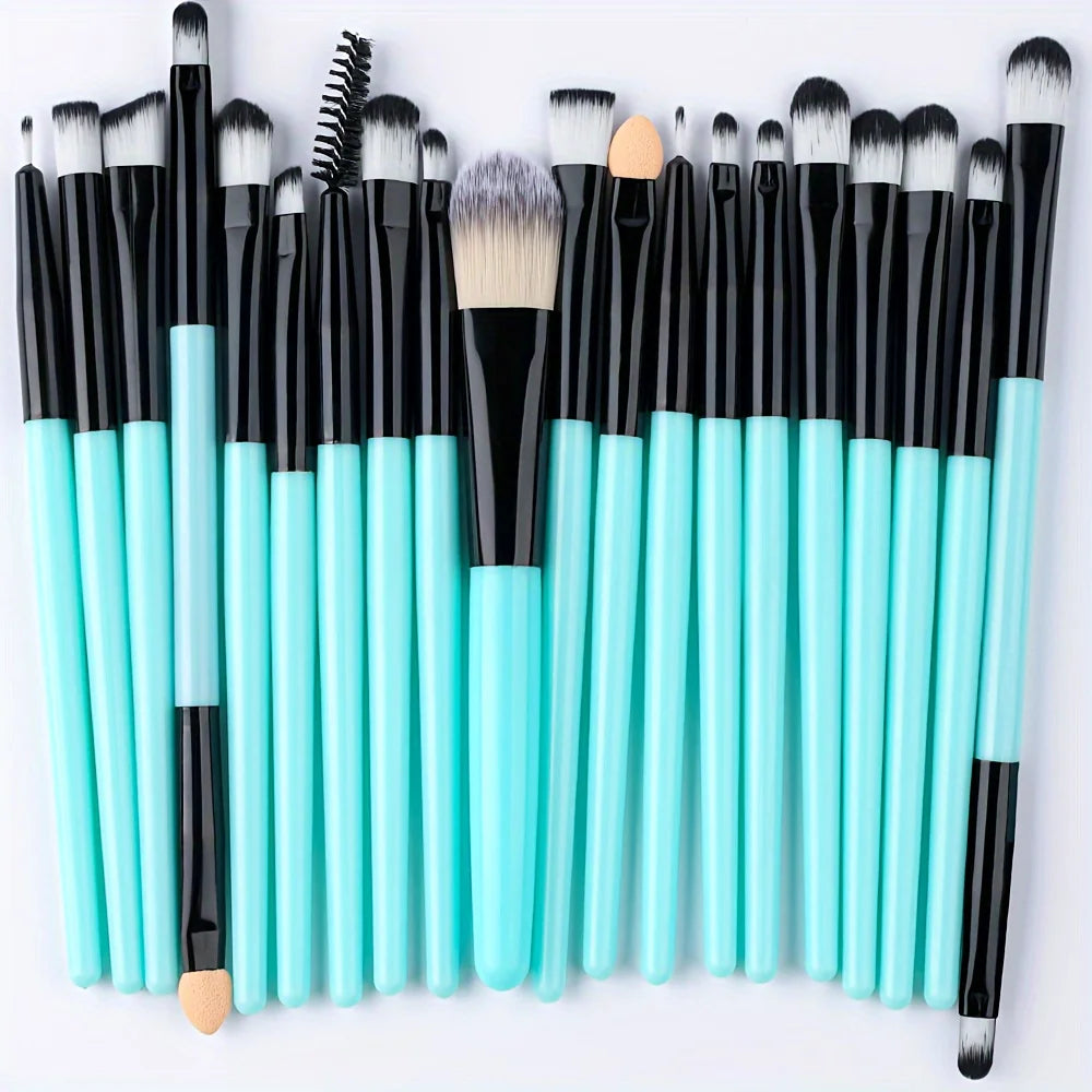 Makeup Brush Set 20Pcs Kit Soft Fluffy Eye Shadow Brushes Cosmetic Foundation Powder Highlighter Blending Beauty Tool Beginners