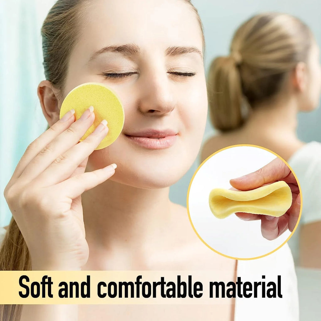 Compressed Round Facial Cleansing Sponges Cleaning Brushes Cleanse Tools Makeup Remover Wipes Finger Wholesale Free Shipping