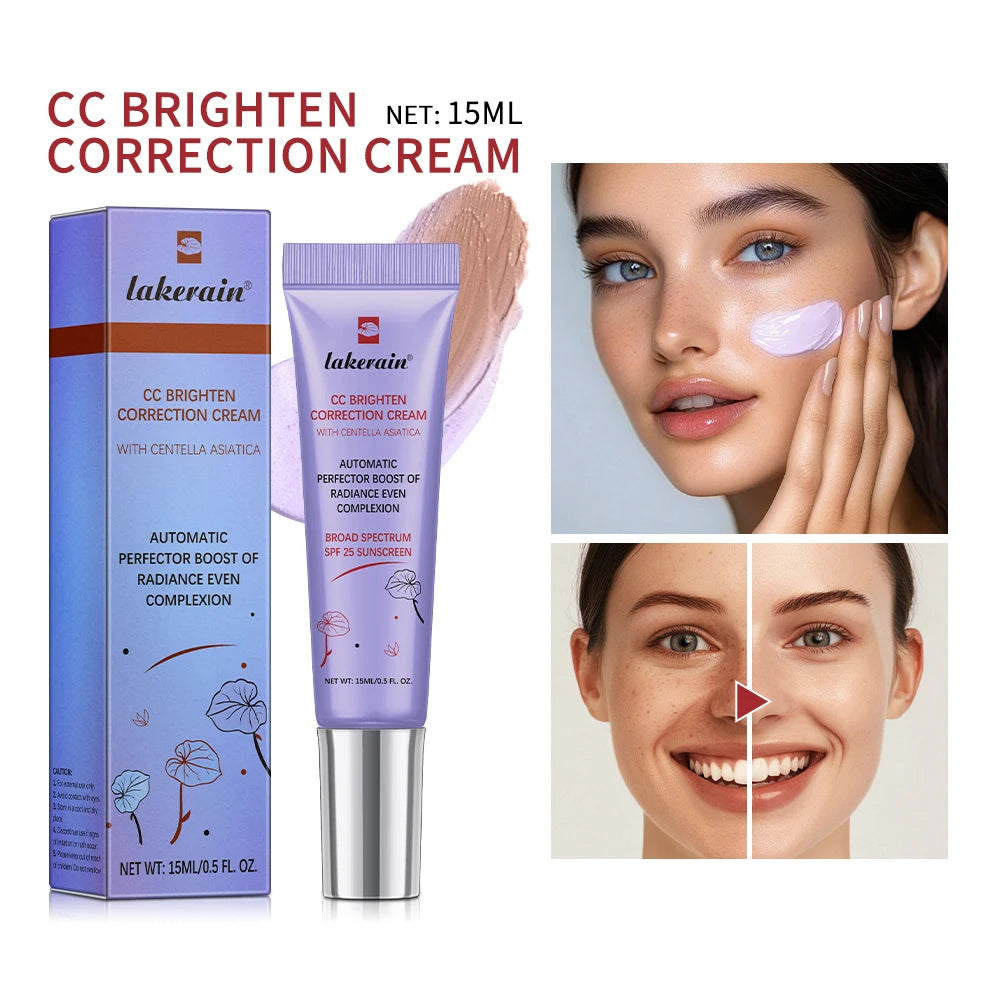 CC Cream Color Changing Liquid Foundation Centella Korean High Coverage Foundation Foundation Cream for Face Base Makeup
