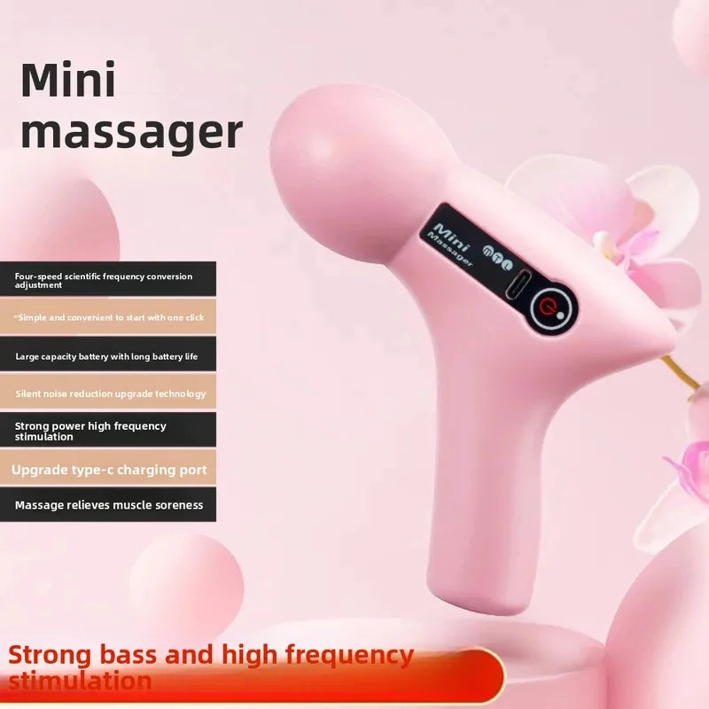 ABS Mini Fascia Tool High Frequency Fast Rechargeable Massage Artifact Universal Relaxation Full Body Electric Massage Tool