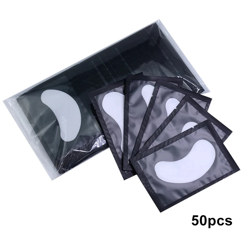 50pairs eye patches eyelash extension under eyelashes fake lashes stickers lash extension supplies patches for building eyelid