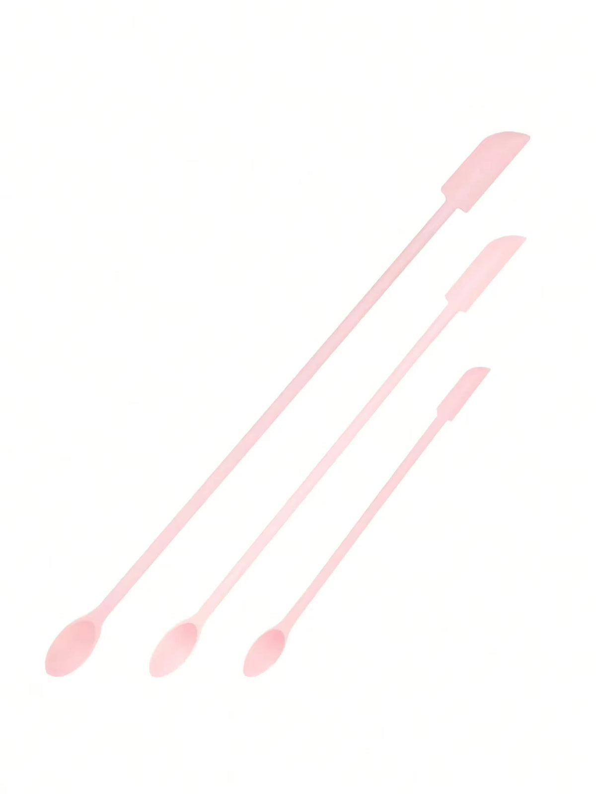 1/3Pcs Silicone Empty Bottle Scraper With Black Scraper, Foundation Scraper, Tiny Lotion Jar Scraper to Get Last of Makup