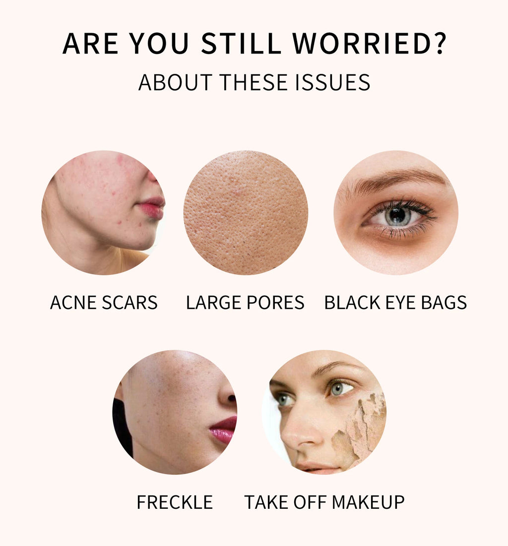 QIC Waterproof & Sweatproof Concealer Cream - Tattoo coverage, Long-Lasting Foundation, Natural,Full coverage, All Skin Types
