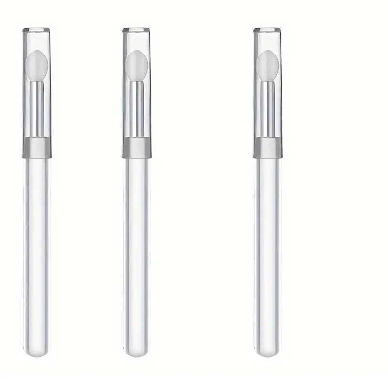 1/3/5PCS Portable Silicone Lip Brush With Cover Soft Multifunctional Lip Balm Applicator Lipstick Lipgloss Makeup Brushes