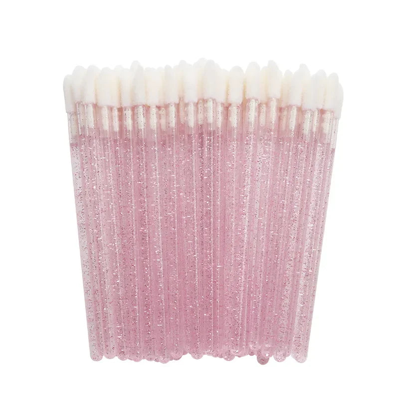 500PCS Disposable Lip Wands Lip Brush Applicators - For Lipstick Gloss - Professional Makeup Tools Wholesale Kit  makeup brushes