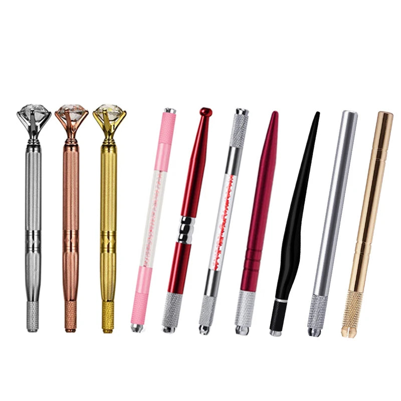 1pcs Manual Tattoo Pen Permanent Makeup Machine Microblading Pen for Lip Tattoo and Eyebrow Tattoo Tebori Pen for Tattoo Artist