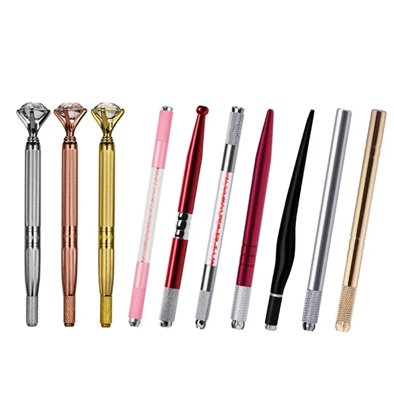 1pcs Manual Tattoo Pen Permanent Makeup Machine Microblading Pen for Lip Tattoo and Eyebrow Tattoo Tebori Pen for Tattoo Artist