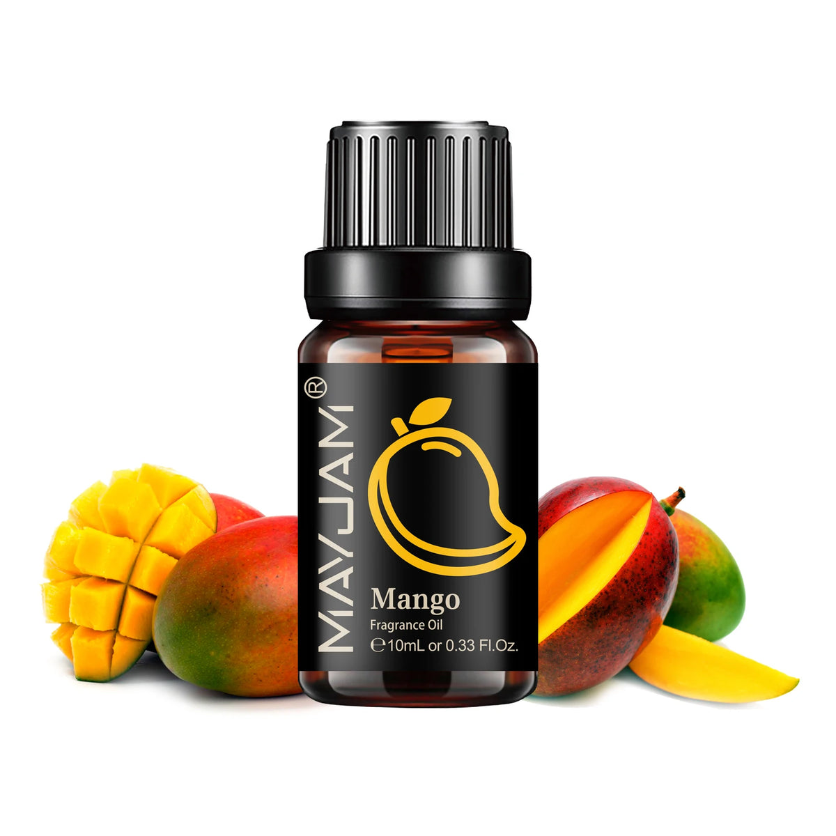 MAYJAM 10ML Fruit Fragrance Oil Lime Apple Mango Passion Fruit Strawberry Watermelon Cherry Coconut Lemon Sweet Orange 1pcs Oil