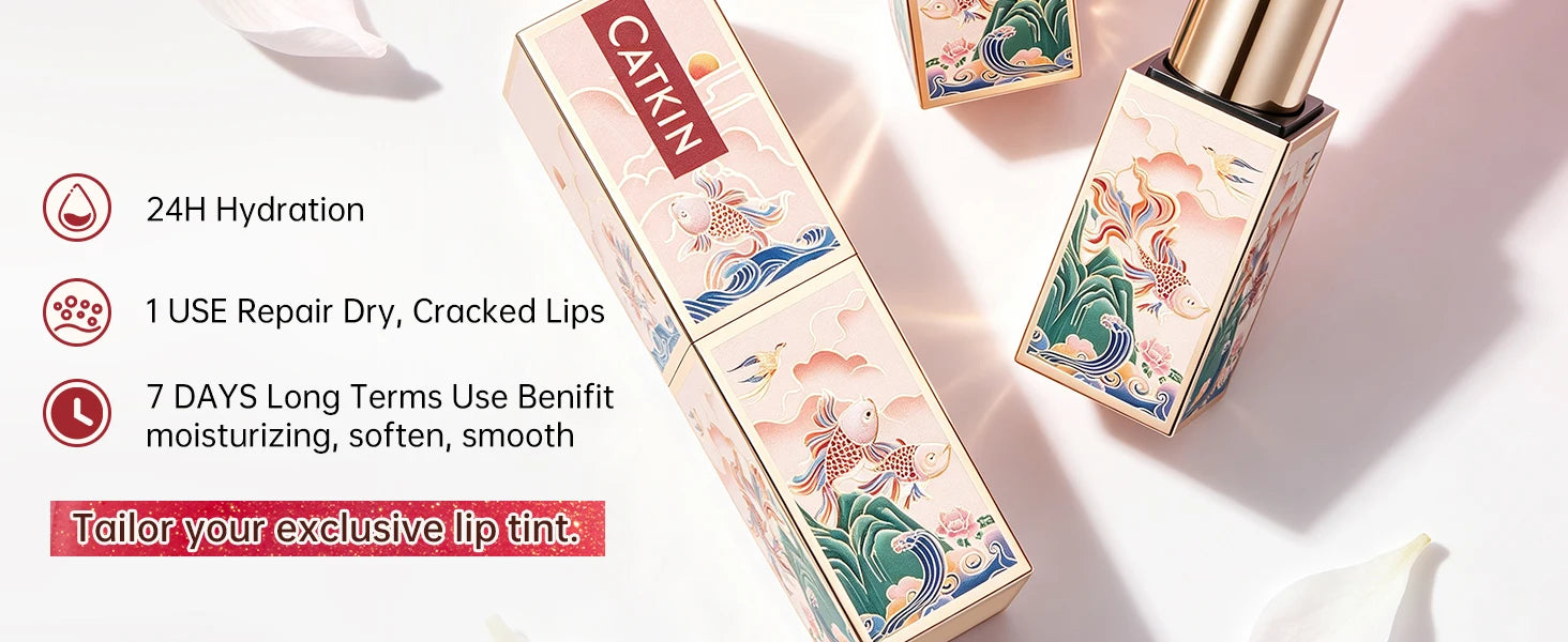 CATKIN SPARKLING LIP BALM MOONLIGHT COLOR-CHANGING LIP STICK - NEW SERIES