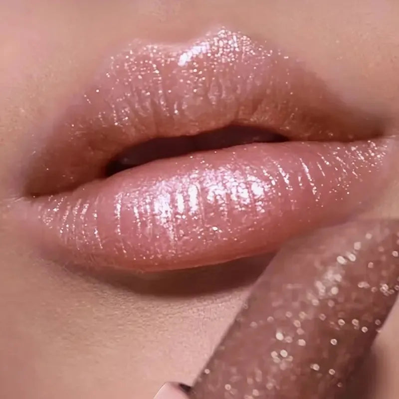 Pearlescent lipstick, long-lasting waterproof lipstick, create charming and plump lips