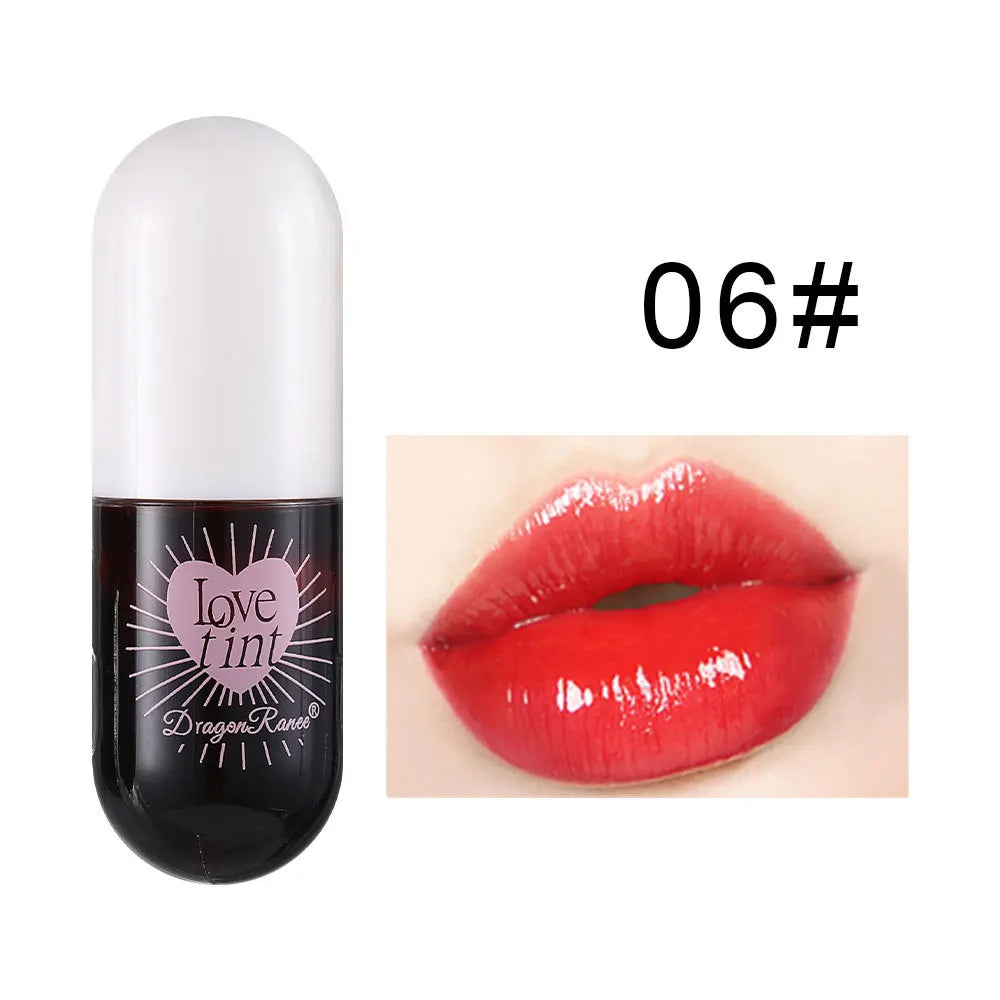 Lip Dye Liquid Lip Glaze Cute Waterproof Non-Stick Liquid Lipstick 6 Colors Available