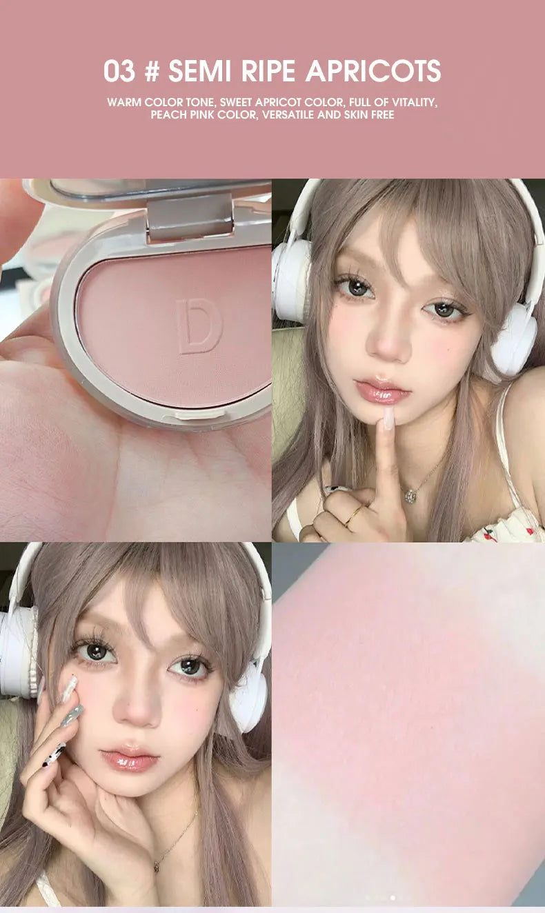 DaimAnpu monochrome honey powder powder blusher, high gloss, natural brightening, rouge setting, powder blusher cream