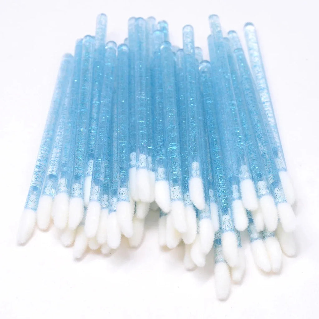 100Pcs Disposable Lip Brush Eyelash Extension Makeup Brushes Lash Extension Mascara Applicator Lipstick Wands Cosmetic Tools