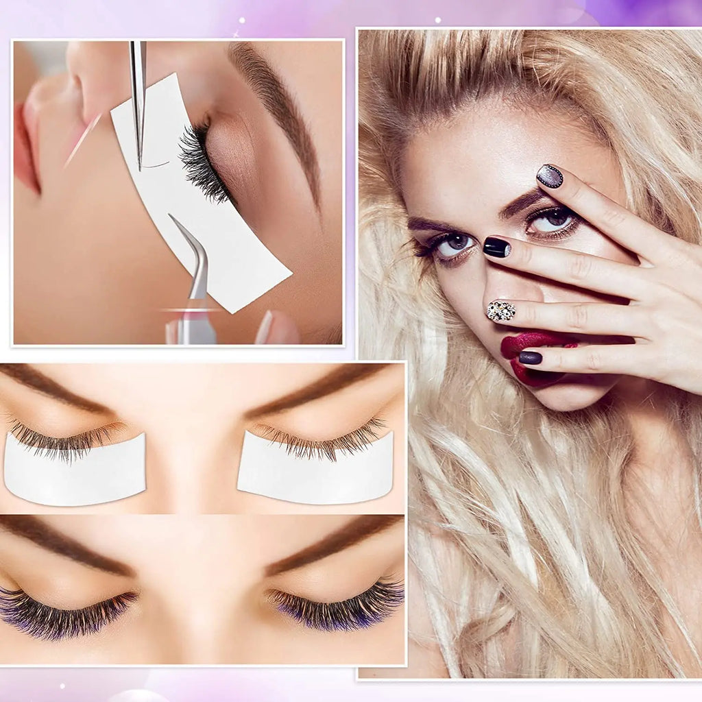 Under Eye Pads Stickers Lash Extension Supplies 110PCS/roll Foam Eye Pads Eye Tapes for Grafting Lashes Eyelash Patches