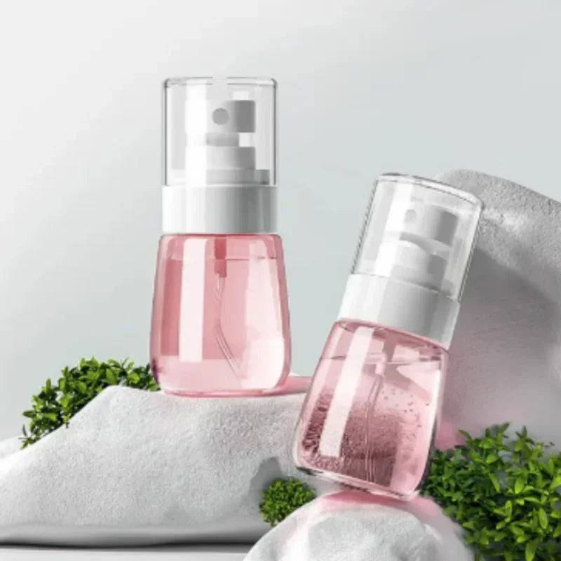 2/4PCS Refillable Spray Bottles 30/60/80ml Alcohol Atomizer Mini Fine Mist Liquid Containers Skin Care Makeup Travel Accessorie