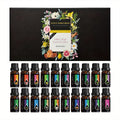 20pcs/set Black Classic Essential Oil Set Lavender Eucalyptus Sweet Orange Lemon Fragrance Oil Spa Body Massage Essential Oils