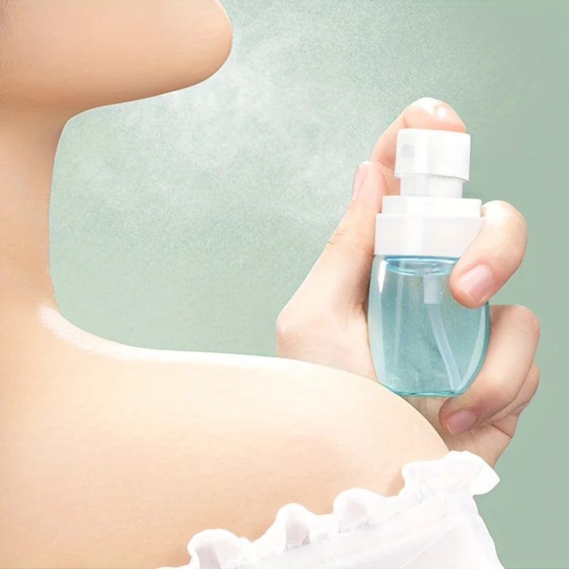 2/4PCS Refillable Spray Bottles 30/60/80ml Alcohol Atomizer Mini Fine Mist Liquid Containers Skin Care Makeup Travel Accessorie