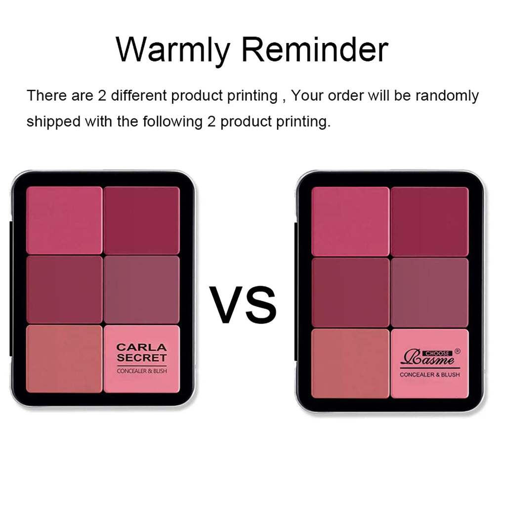 12-color iron box concealer blush cream matte highlight contour makeup all-in-one palette