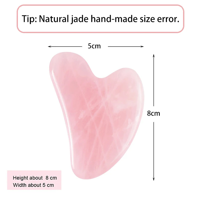 Natural Stone GuaSha Jade Facial Beauty Scraping Massage Tools Firm Skin Care Face Gua Sha SPA Physical Gue Che Roller