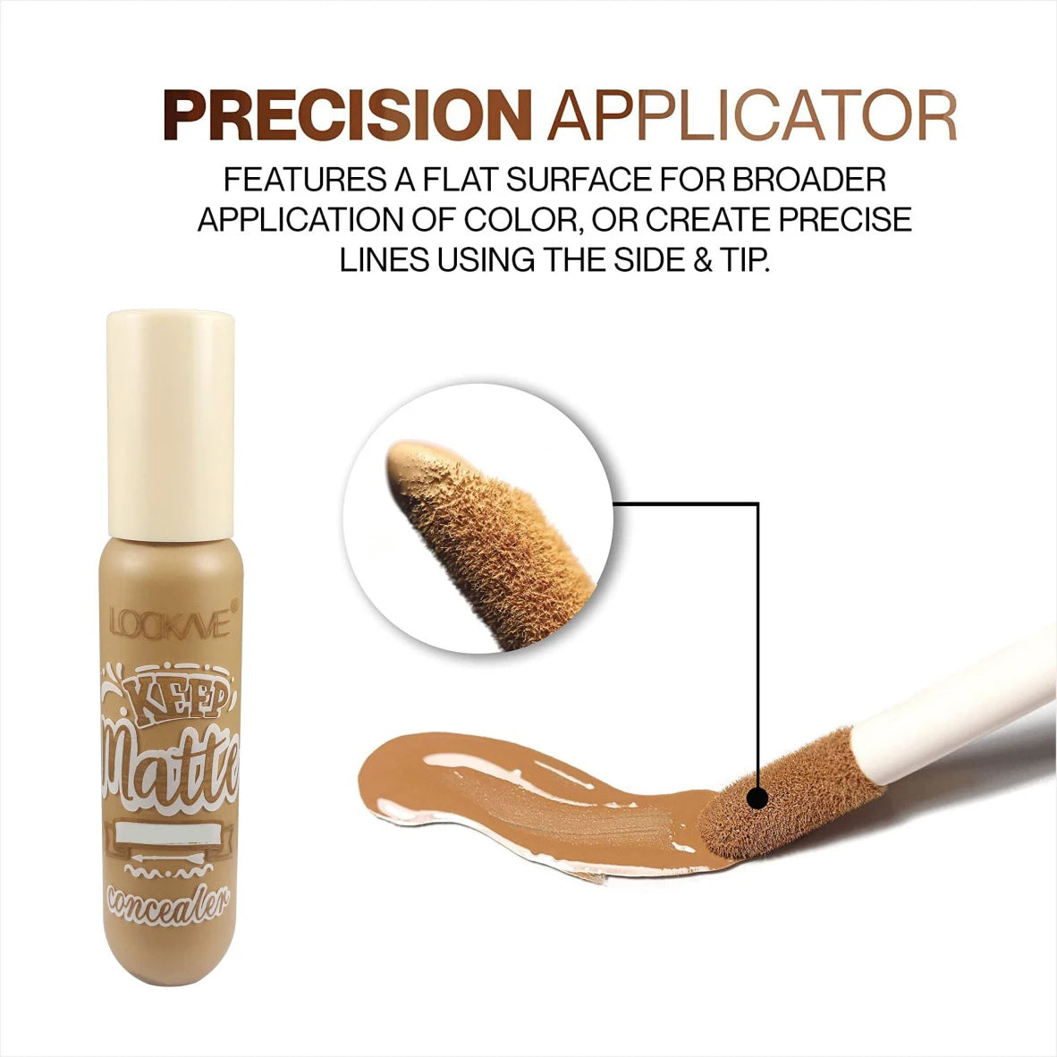 Liquid Concealer Stick Foundation Cream 6 Color Moisturizing Full Coverage Acne Dark Circle Natural Matte Concealer Cream Makeup