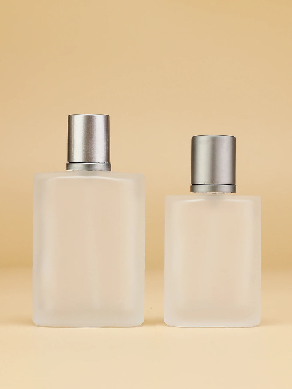 2pcs+4 Accessories 50ml/1.69 Oz Frosted Glass Empty Spray Bottle Perfume Atomizer with 4 Perfume Dispenser