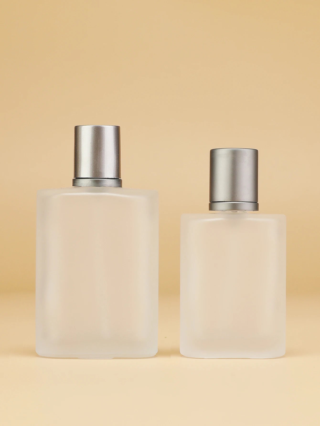 2pcs+4 Accessories 50ml/1.69 Oz Frosted Glass Empty Spray Bottle Perfume Atomizer with 4 Perfume Dispenser