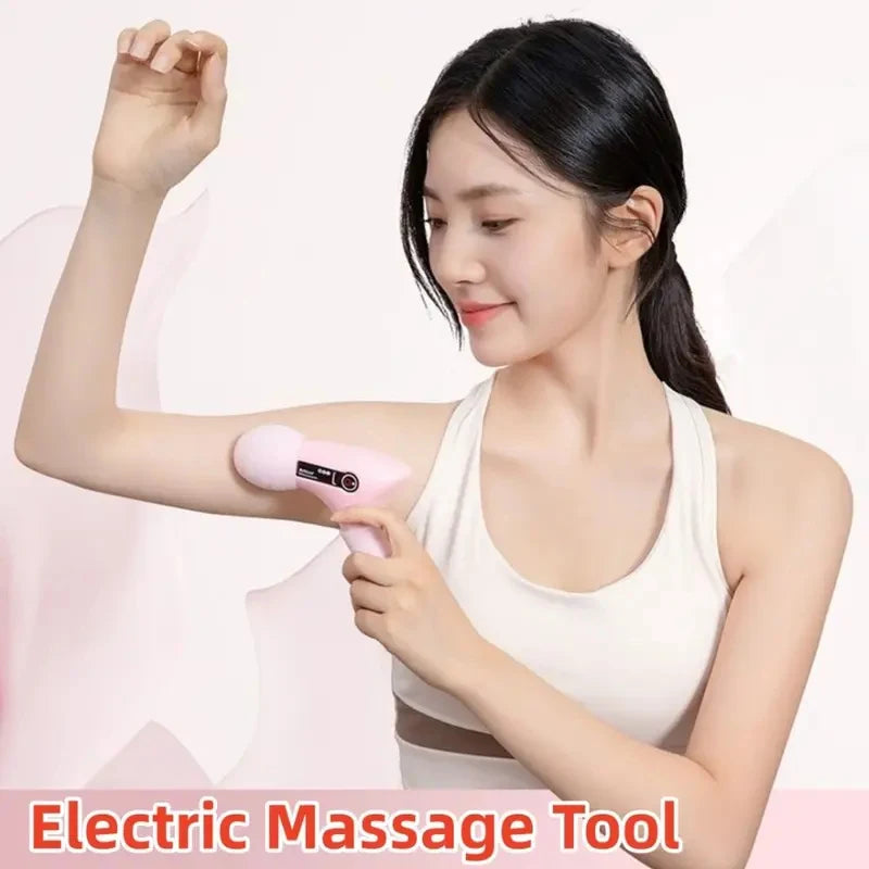 ABS Mini Fascia Tool High Frequency Fast Rechargeable Massage Artifact Universal Relaxation Full Body Electric Massage Tool