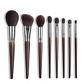 Makeup Brush Set Natural Goat Hair Professional Makeup Kit Blending Shader Smudging Cosmetic Brushes