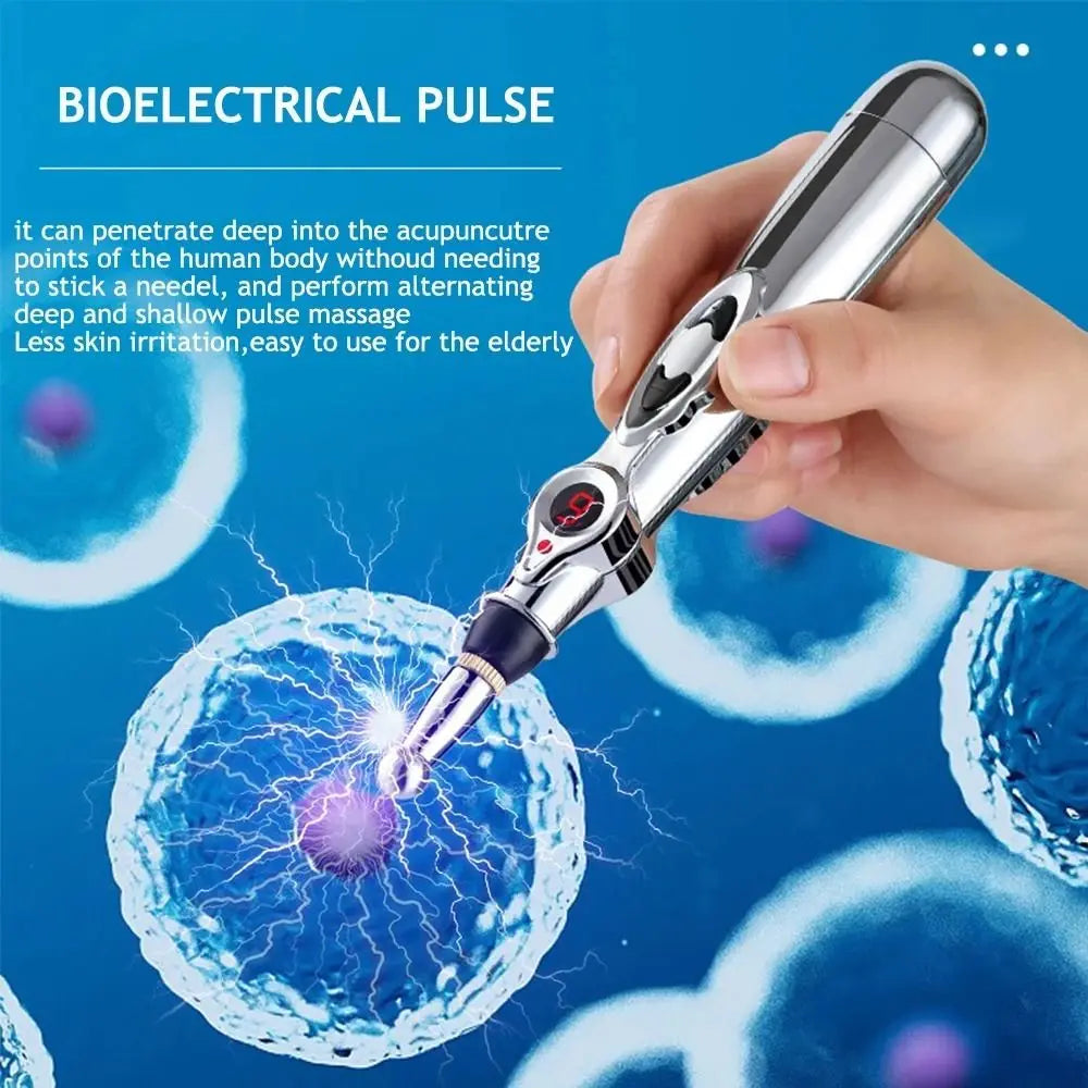 2/3/5 Heads Electronic Acupuncture Pen Safe Acupuncture Electric Massage Pen 9th Gear Meridian Energy Meridian Pen Neck