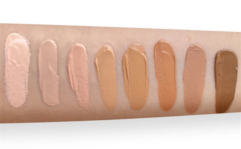 Full Cover Liquid Concealer 8 Color BB Cream Foundation Air-permeable Natural Brightening Makeup Eye Dark Circles Cream Cosmetic