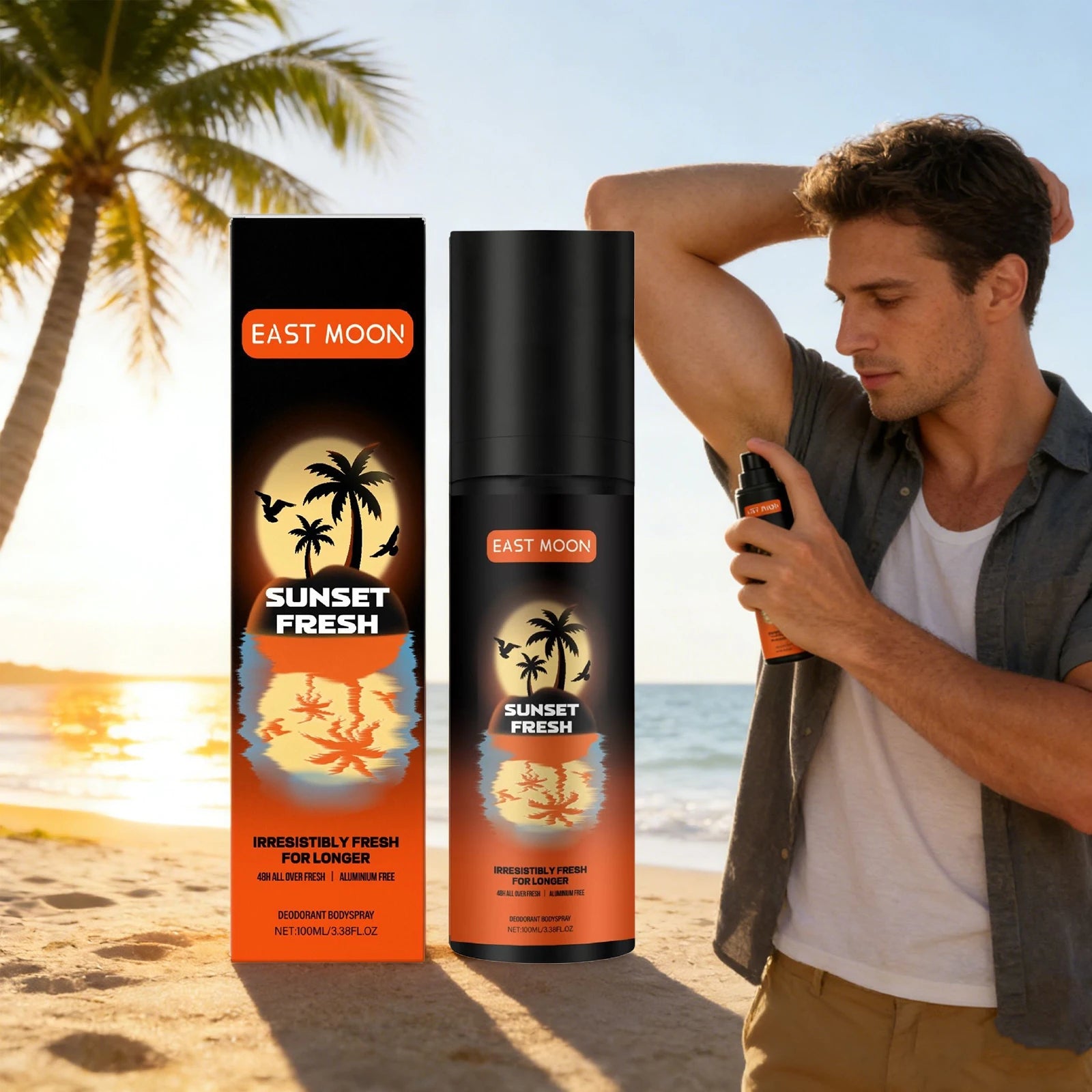 Fruity Deodorizing Spray for Man Underarm Deodorizing Odor Removal Keep Fresh Lasting Fragrance Reduce Body Bad Smell Body Spray