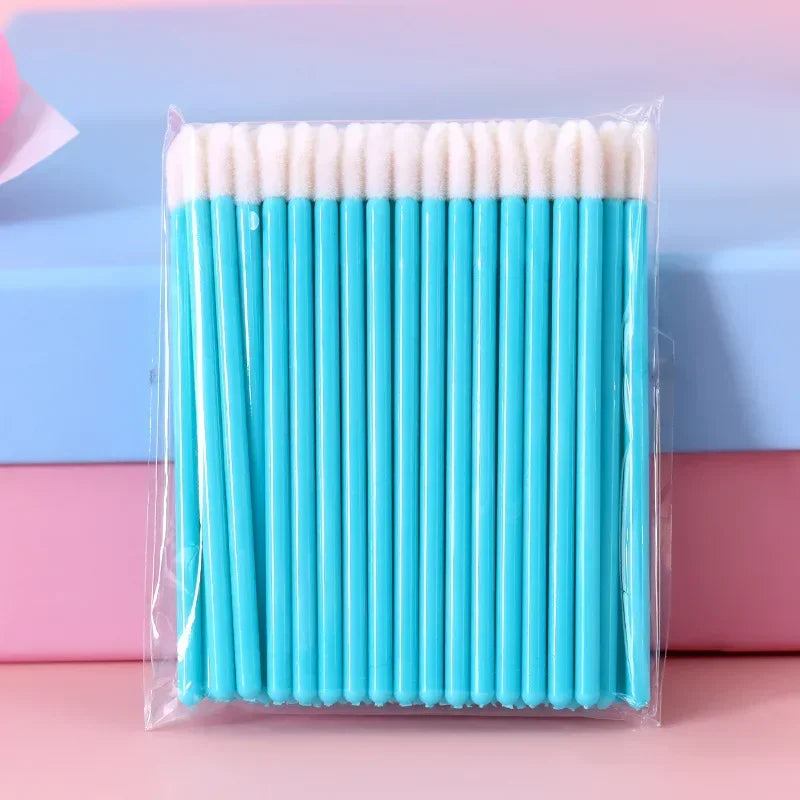 50/100PCS Wholesale Lipstick Gloss Wands  Perfect Best Make Up Applicator Hotting makeup  Disposable Lip Brush Women Accessories