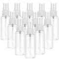 20PCS 10/20/30/50/60/100ML Refillable Clear Plastic Empty Mini Spray Container for Travel Cleaning Makeup Bottles Wholesale