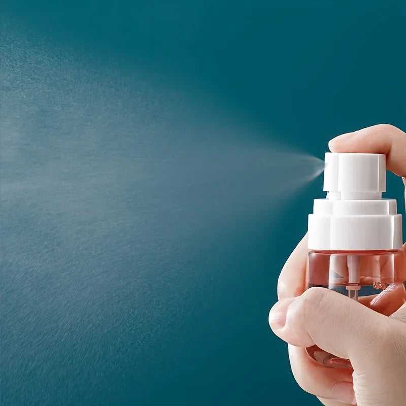 2/4PCS Refillable Spray Bottles 30/60/80ml Alcohol Atomizer Mini Fine Mist Liquid Containers Skin Care Makeup Travel Accessorie